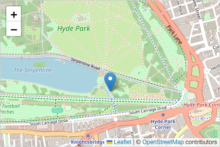 Share location map with a marker
